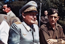 El ejercito yanqui captura al siniestro nazi alemán Hermann Göring