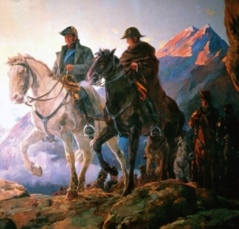 José de San Martín, con 4.000 compatriotas, inicia el cruce de los Andes para liberar Chile