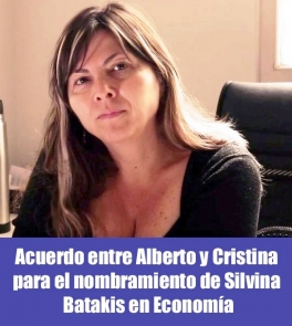 Acuerdo entre Alberto y Cristina para el nombramiento de Silvina Batakis en Economía Acuerdo entre Alberto y Cristina para el nombramiento de Silvina Batakis en Economía