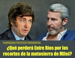 ¿Qué perderá Entre Ríos por los recortes de la motosierra de Milei?