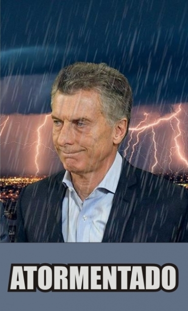 Macri insistió con la tormenta y se hundió en un mar de generalidades