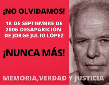 Segunda desaparición de Jorge Julio López