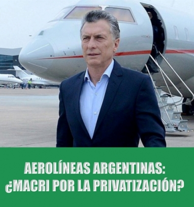 Macri volvió a agitar los fantasmas privatizadores como respuesta a medidas gremiales