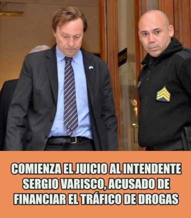 Comienza el juicio al intendente Sergio Varisco, acusado de financiar el tráfico de drogas