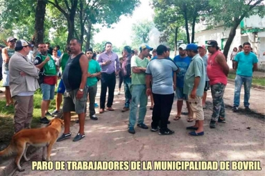 El combo explosivo en un municipio de Cambiemos: precarización laboral, pedido de ATN y paro de empleados