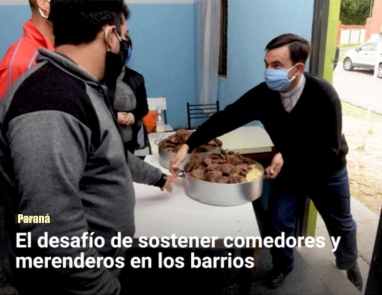 El desafío de sostener comedores y merenderos en los barrios