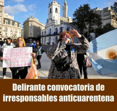 Campaña anticuarentena, fake news y culto a la muerte