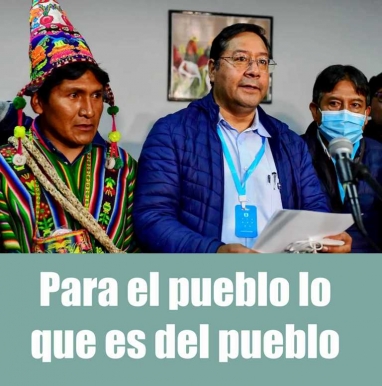 Triunfo por paliza del partido de Evo Morales, que vuelve a gobernar Bolivia