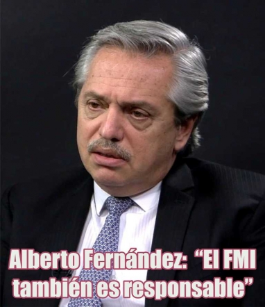 Alberto: ''El FMI es corresponsable de lo que se vivió en Argentina''