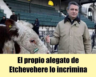 “Etchevehere es un ególatra, un cínico que no tiene conciencia del delito, no diferencia hechos lícitos de ilícitos