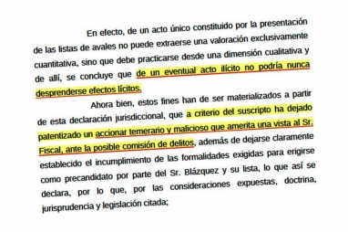 La Justicia Federal constató que el macrista Blazquez usó 122 fallecidos para avalar su lista