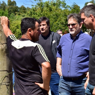 Enrique Cresto recorrió la zona norte de Concordia