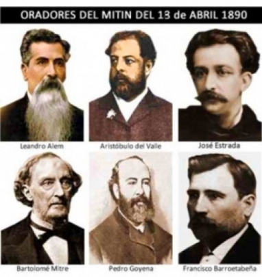 Se forma la Unión Cívica con la conducción de Leandro N. Alem