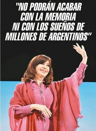 Proscribiendo a Cristina la Corte macrista no podrá acabar con la memoria ni con los sueños de millones de argentinos