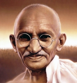 Mahatma Gandhi, líder de la Paz y la No Violencia