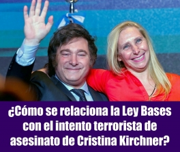 ¿Cómo se relaciona la Ley Bases con el intento terrorista de asesinato de Cristina Kirchner?