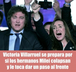 Victoria Villarruel se prepara por si los hermanos Milei colapsan y le toca dar un paso al frente