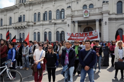 Docentes de escuelas públicas pararon y la tensión con el gobierno de Urribarri continúa creciendo