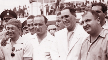 Juan Perón Inaugura el Autódromo de Buenos Aires