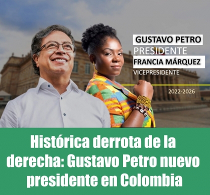 Histórica derrota de la derecha: Gustavo Petro nuevo presidente en Colombia