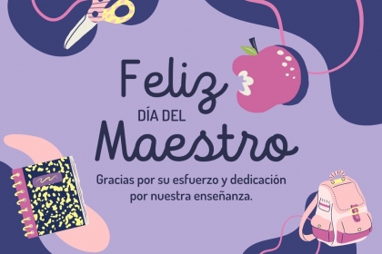 ¡Feliz día, maestros y maestras!