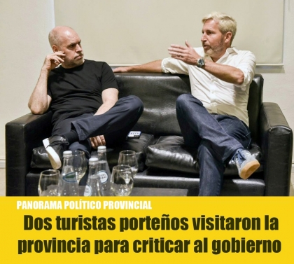 Dos turistas porteños visitaron la provincia para criticar al gobierno de Bordet