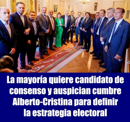 La mayoría quiere candidato de consenso y auspician cumbre Alberto-Cristina para definir la estrategia electoral