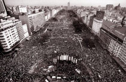 Discurso de Raúl Alfonsín en el Obelisco