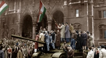Los tanques de la Unión Soviética aplastan la Revolución en Hungría