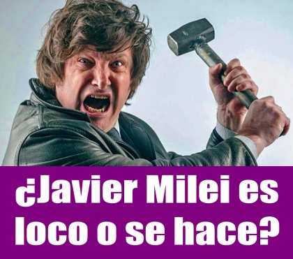 ¿Javier Milei es loco o se hace?