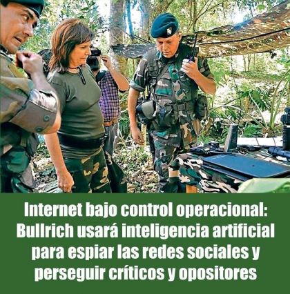 Internet bajo control operacional: Bullrich usará inteligencia artificial para espiar las redes sociales y perseguir críticos y opositores