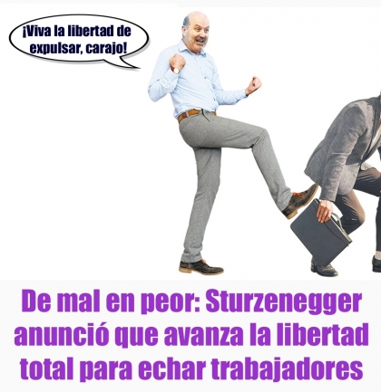 De mal en peor: Sturzenegger anunció que avanza la libertad total para echar trabajadores