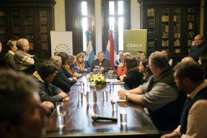 La Intersindical en Defensa de la Caja se reunió con el Bloque de Diputados de Juntos por Entre Ríos