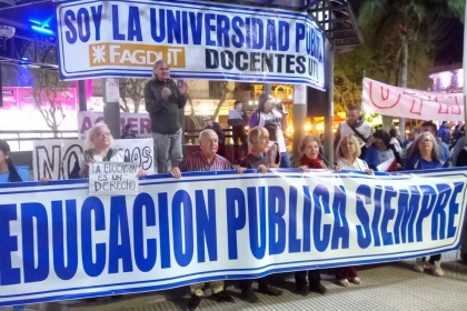 Concordia también marchó en defensa de la Universidad Pública