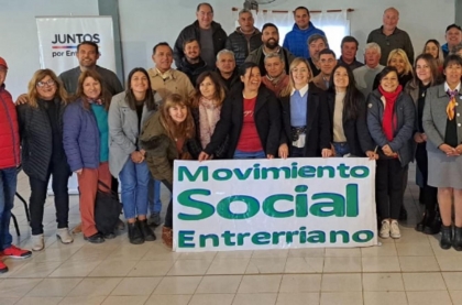 El Movimiento Social Entrerriano se reunirá este sábado en Viale