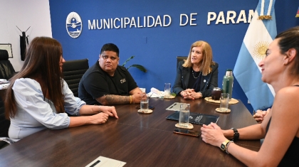 Rosario Romero recibió a representantes del Banco de Alimentos de Paraná