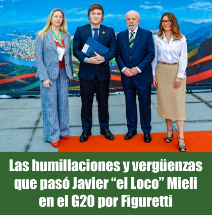 Las humillaciones y vergüenzas que pasó Javier “el Loco” Mieli en el G20 por Figuretti