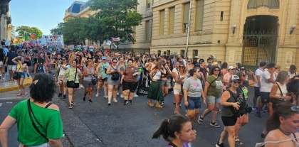 Paraná: masiva participación en la Marcha Federal Antifascista contra Javier 