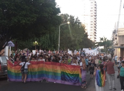 En Concordia también hubo Marcha Antifascista