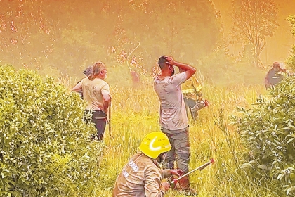 La destrucción del Estado perpetrado por Milei se refleja en la dificultad para combatir los incendios de la Patagonia