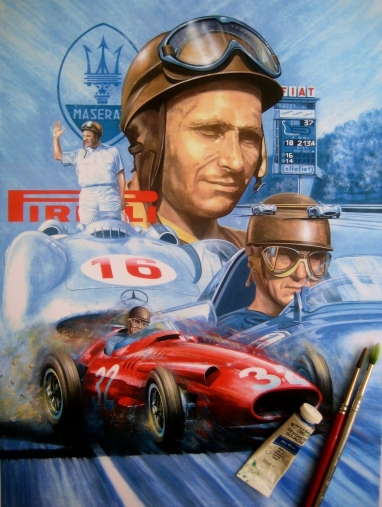 Juan Manuel Fangio, quíntuple campeón de Fórmula 1