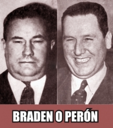 Se instala la consigna Braden o Perón