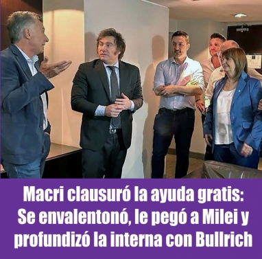 Macri clausuró la ayuda gratis: Se envalentonó, le pegó a Milei y profundizó la interna con Bullrich