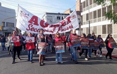 AGMER marchó en Paraná con la consigna: La Caja de Jubilaciones no se toca