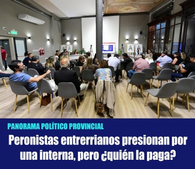 Peronistas entrerrianos presionan por una interna, pero ¿quién la paga?