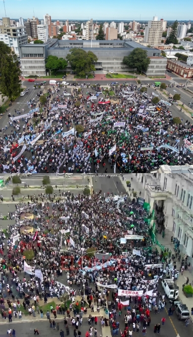 Gran marcha contra la Reforma Previsional de Frigerio: Los jubilados no son una variable de ajuste